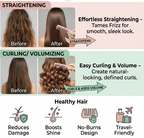 GlowStyle 2-in-1 Hair Styler USB Rechargeable Cordless Styling Tool India
