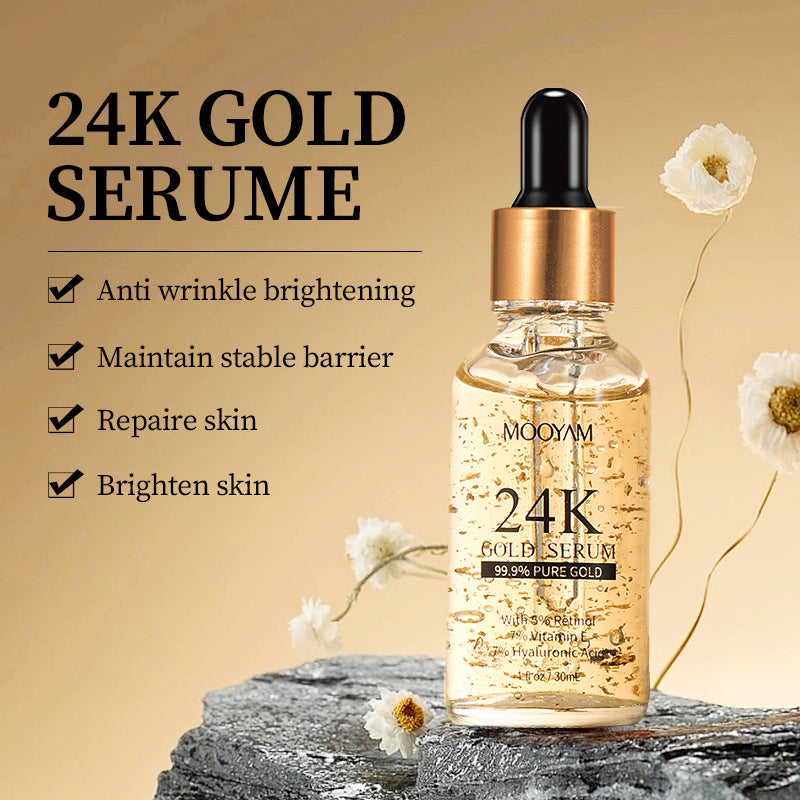 24K Gold Retinol Face Serum 30ml — Anti Wrinkle Lifting Serum India | LashliftCo