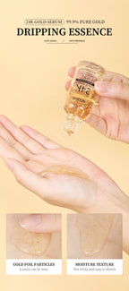 24K Gold Serum Results — Before and After Skin Transformation
