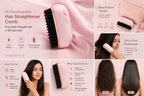 Hair Straightener Comb Black — Frizz Free Hair in 60 Seconds