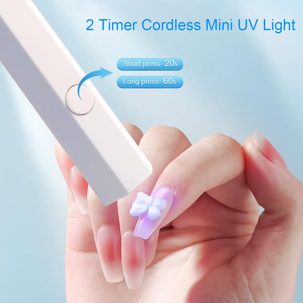 Mini UV Nail Lamp — Portable Gel Nail Dryer for Salon-Perfect Nails at Home | LashliftCo