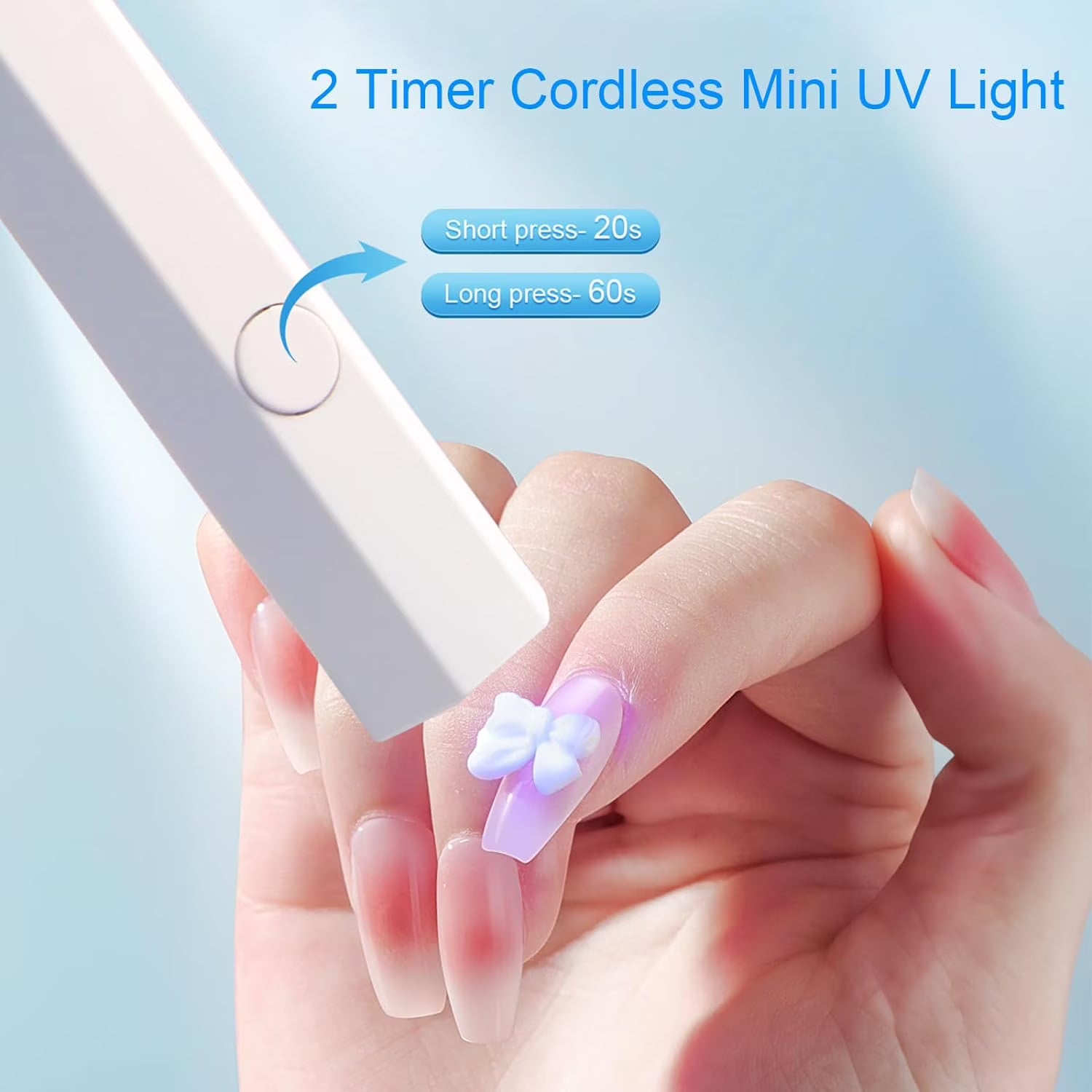 Mini UV Nail Lamp — Portable Gel Nail Dryer for Salon-Perfect Nails at Home | LashliftCo